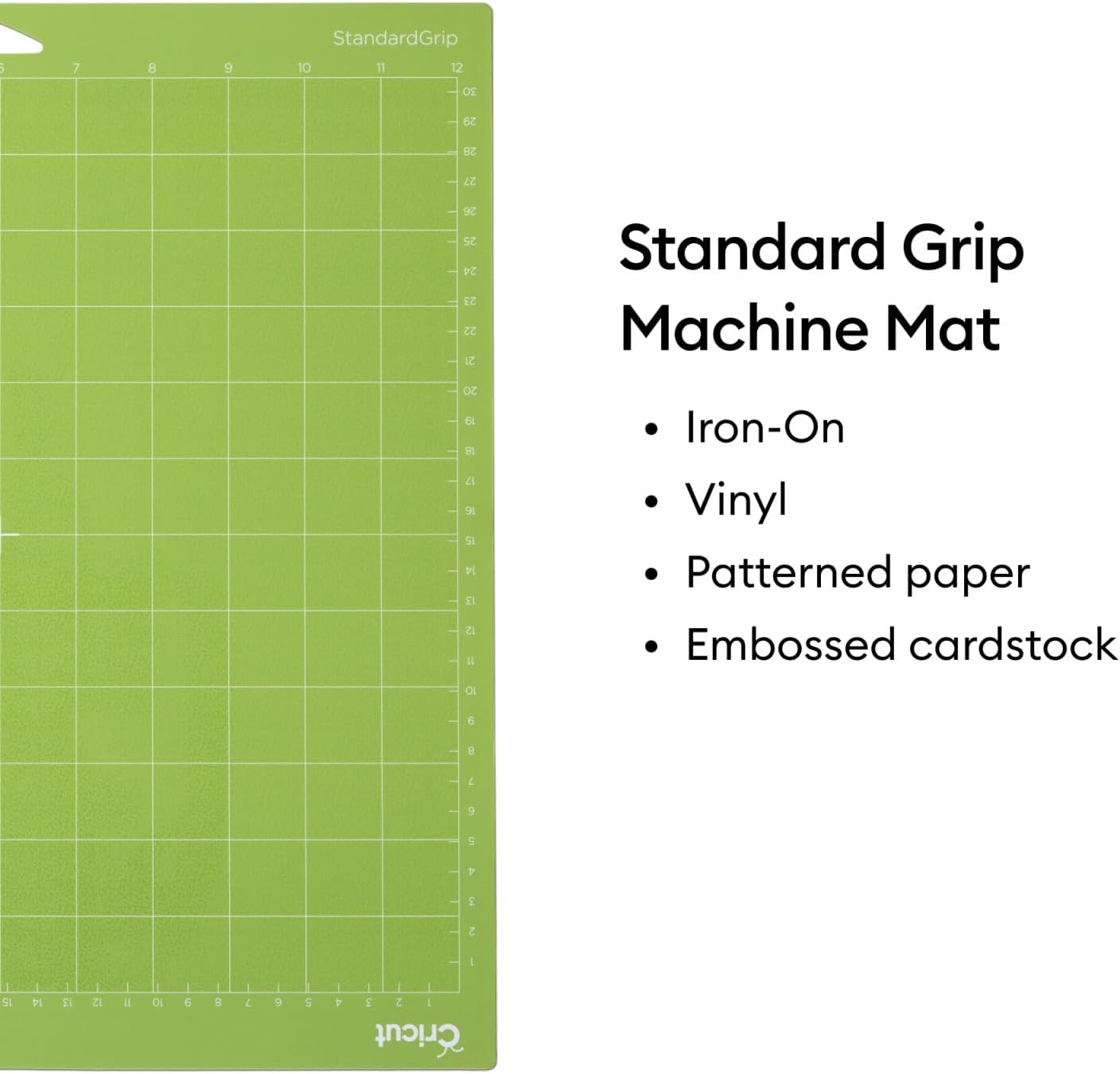 Cricut StandardGrip Adhesive Cutting Mat 12"x12" - For Cricut Explore Air 2/Cricut Maker - 3 Pack, Green (2004702)