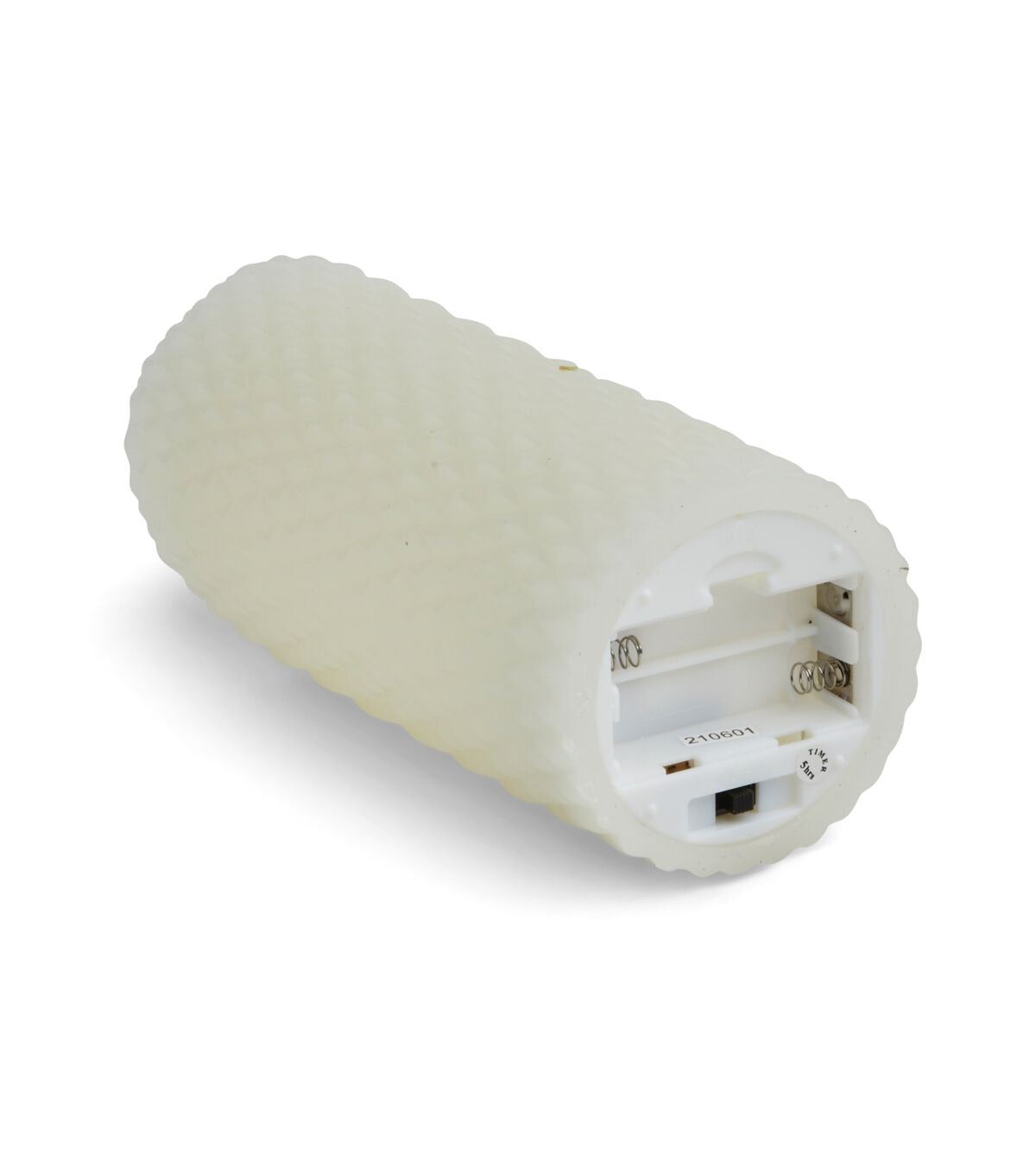 3" x 7" White Flickering Flame LED Wax Candle by Hudson 43