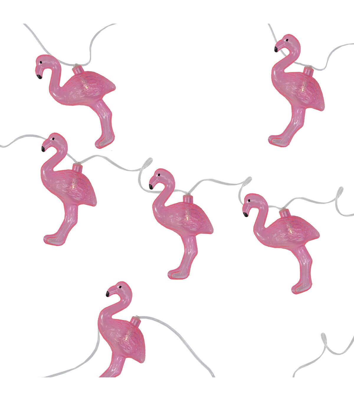 Northlight 10-Count Pink Flamingo String Lights - Warm White