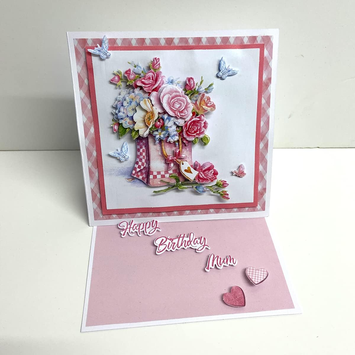 Katy Sue Designs Pretty Flowers 3D Die-Cut Decoupage Sheets for Card Making. A Pack of 24 Sheets of Floral-Themed Die Cuts for Card Making Supplies With Sweet Peas, Corn Poppies, Hydrangeas, & Pansies
