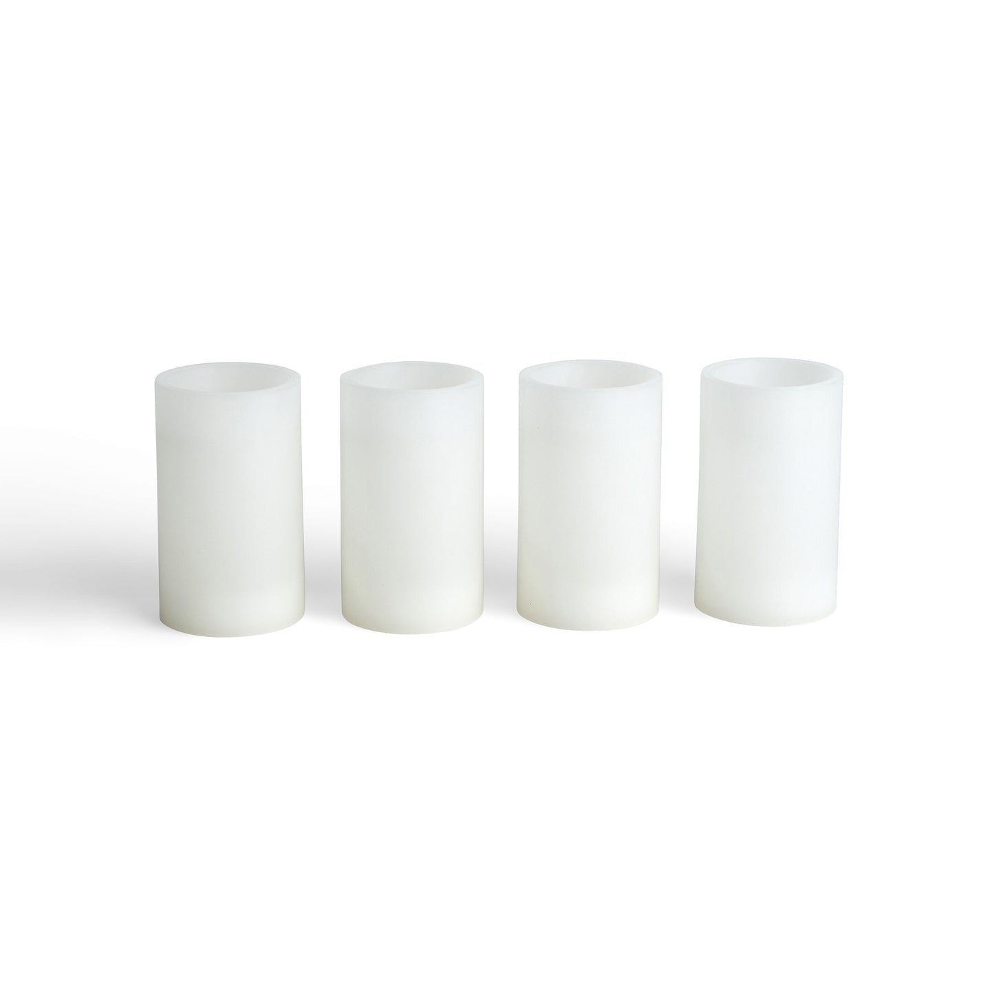 3" x 5" LED Wax Pillar Candle Set 4pk by Hudson 43