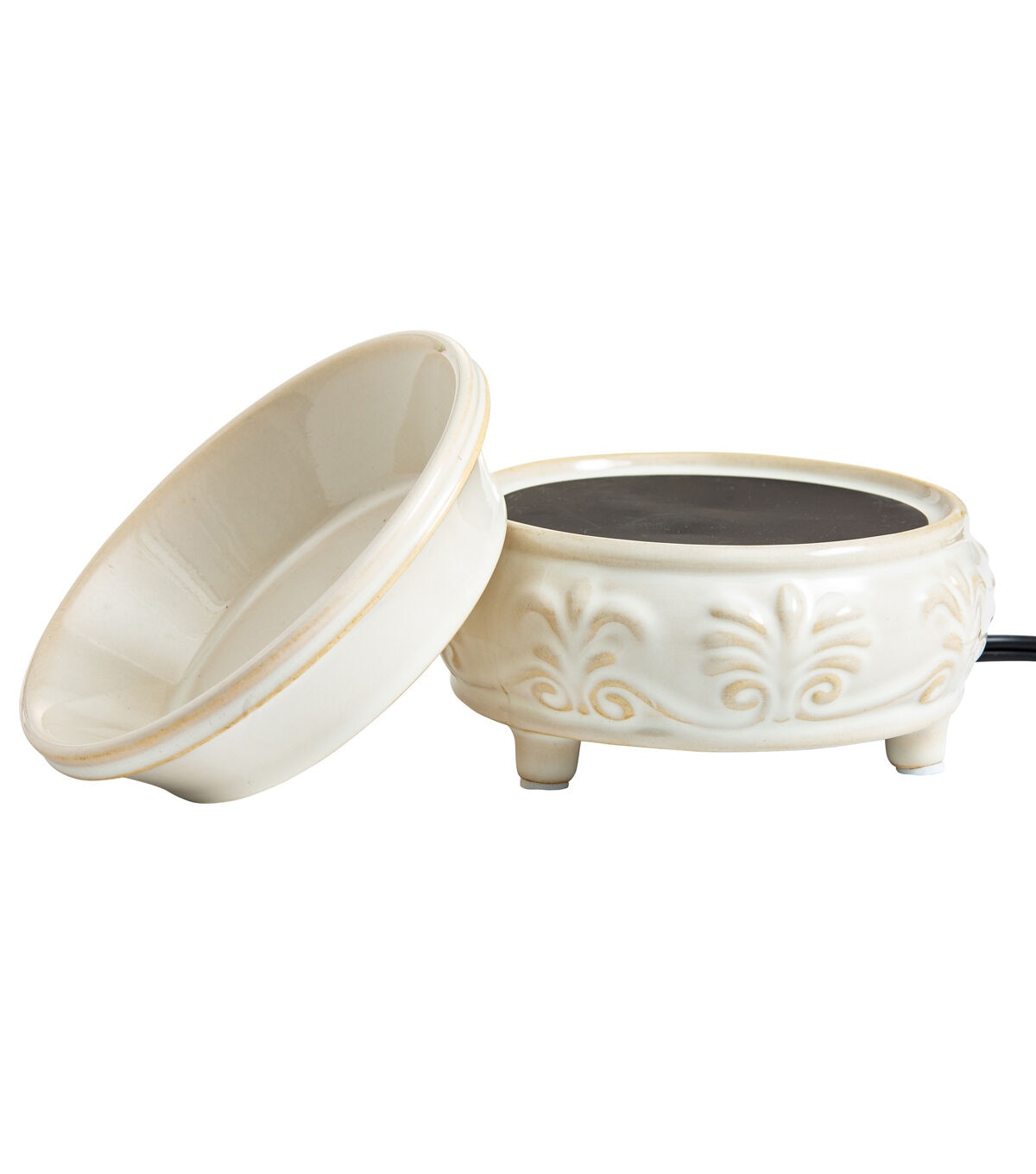 Sandstone Candle Warmer With Dish by Hudson 43