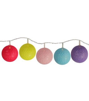 Northlight 10-Count Multi-Color Ball LED String Lights