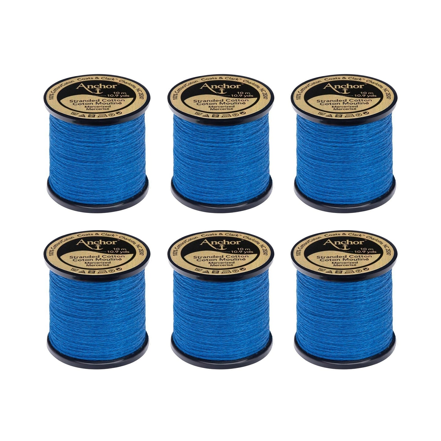 AN Spooled Floss 10 Meters (6 Pack) - Clearance shades