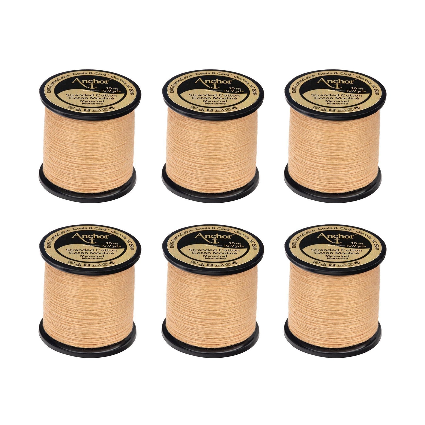 AN Spooled Floss 10 Meters (6 Pack) - Clearance shades