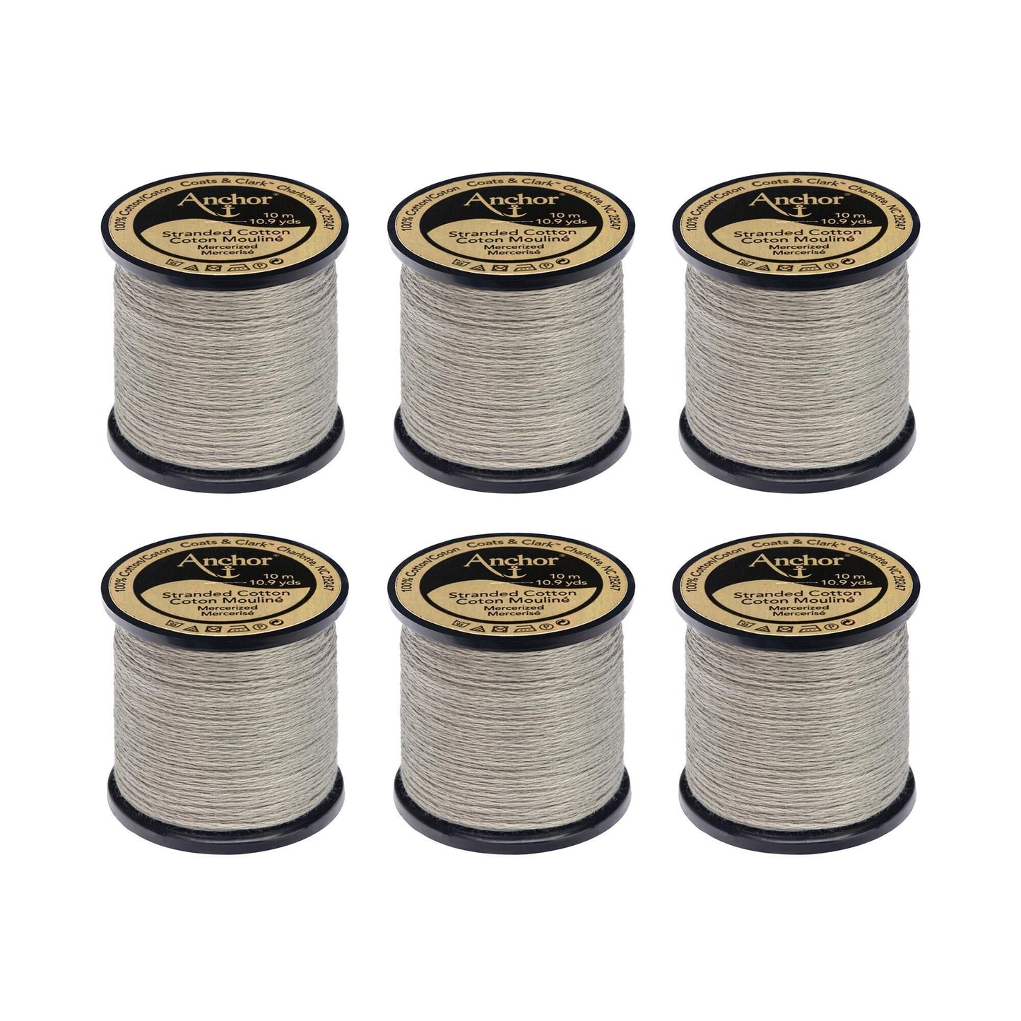 AN Spooled Floss 10 Meters (6 Pack) - Clearance shades