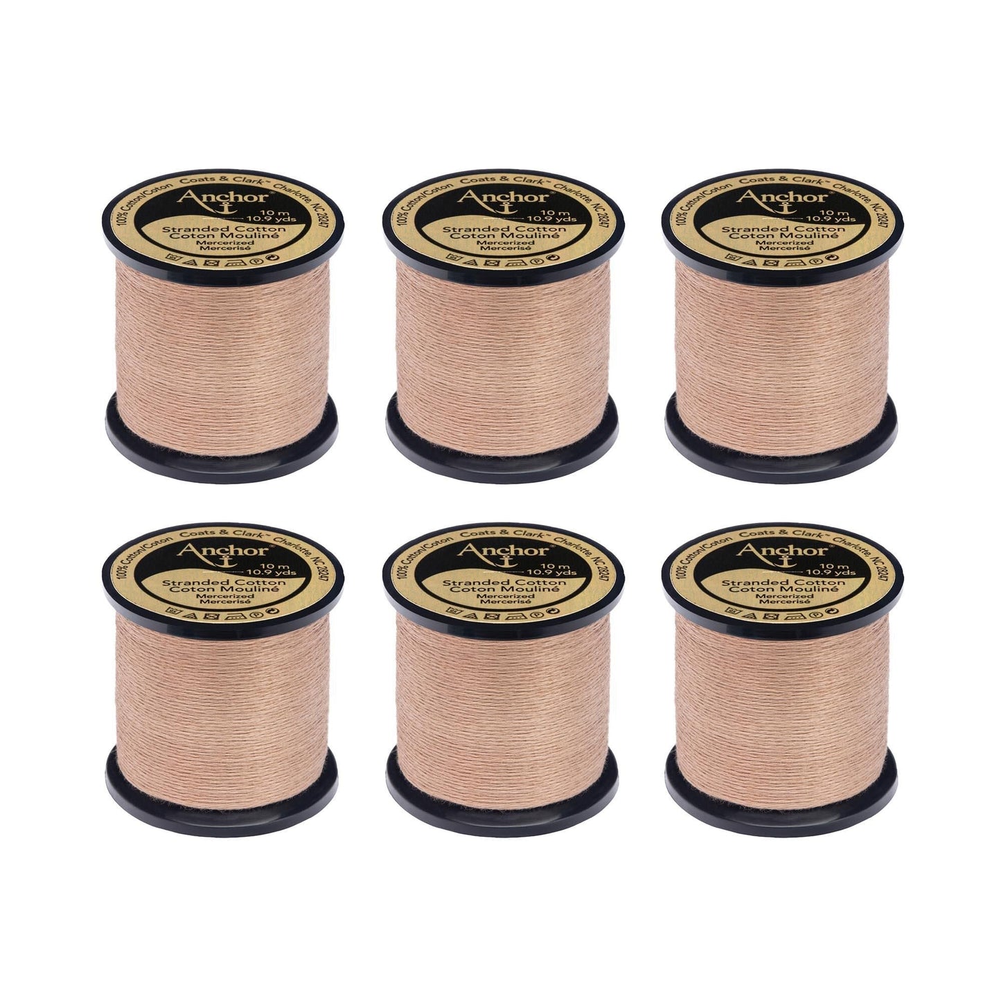 AN Spooled Floss 10 Meters (6 Pack) - Clearance shades