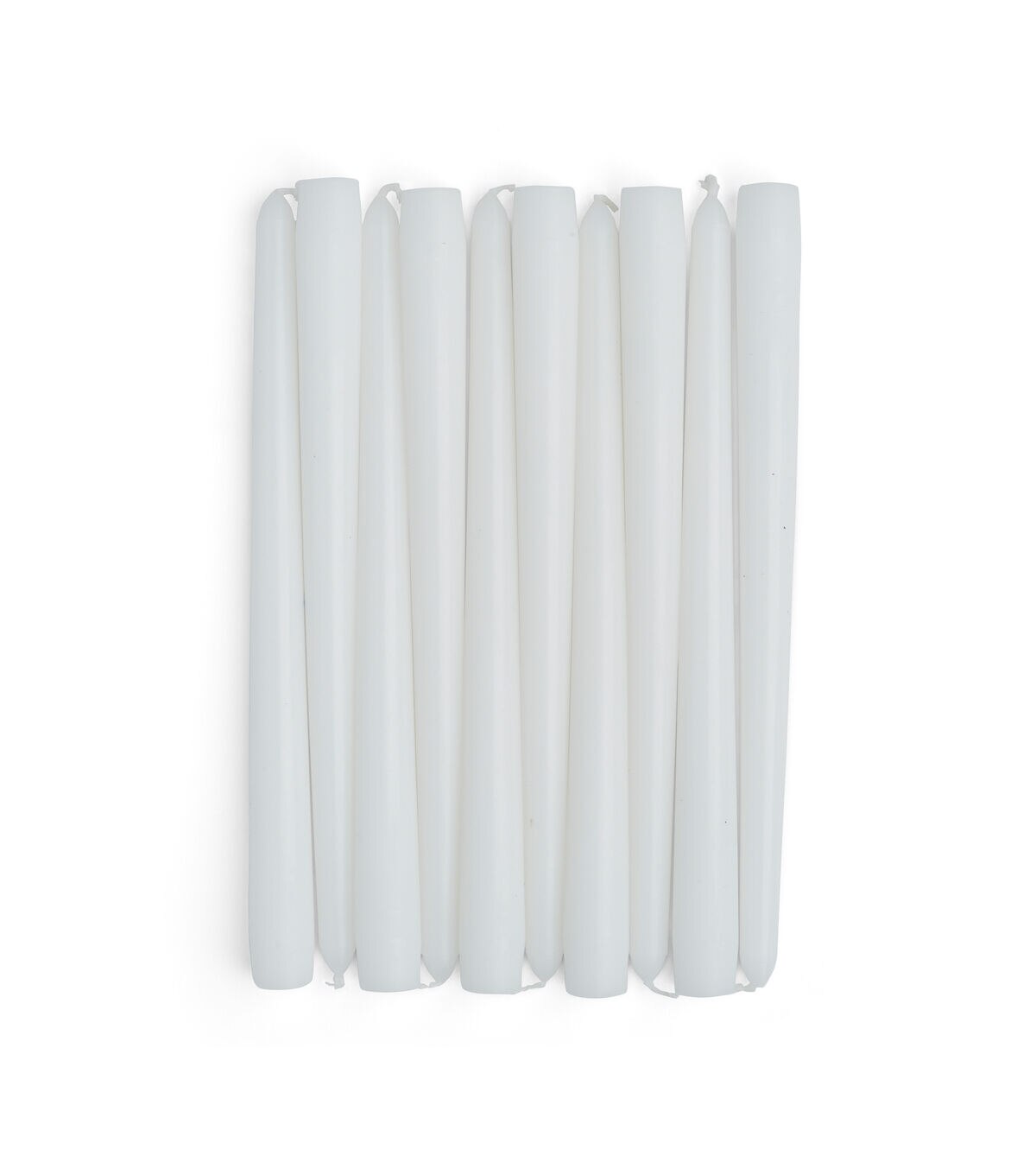 10" Unscented White Taper Candles 10pk by Hudson 43