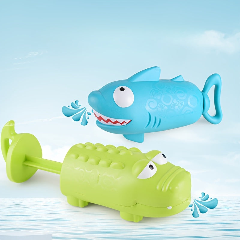 Canon à eau crocodile requin, jouets pistolets d'eau pour enfants, outils de jeu aquatique sur la plage