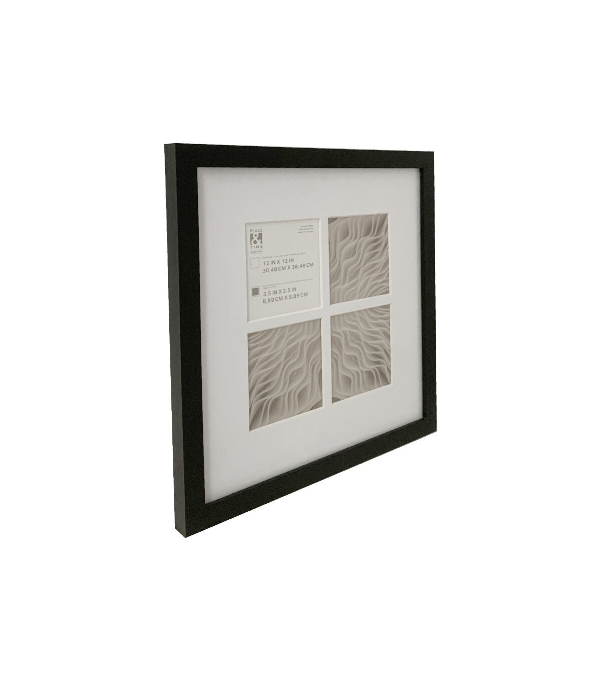 4" x 4" Black 4 Photo Collage Frame by Place & Time
