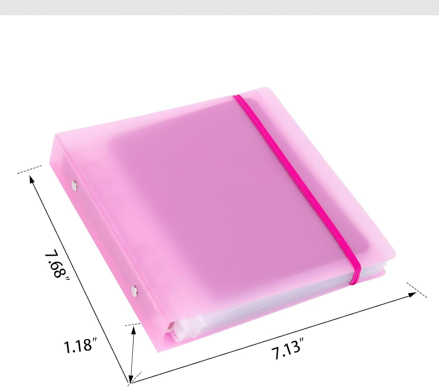 UNIMEIX 12 Pcs Magnetic Sheets for Die Storage with 1 Binder Cover, Stamp and Die Storage Pockets Die Cut Storage for Card Making Supplies(0.8 mm Thickness, Purple)