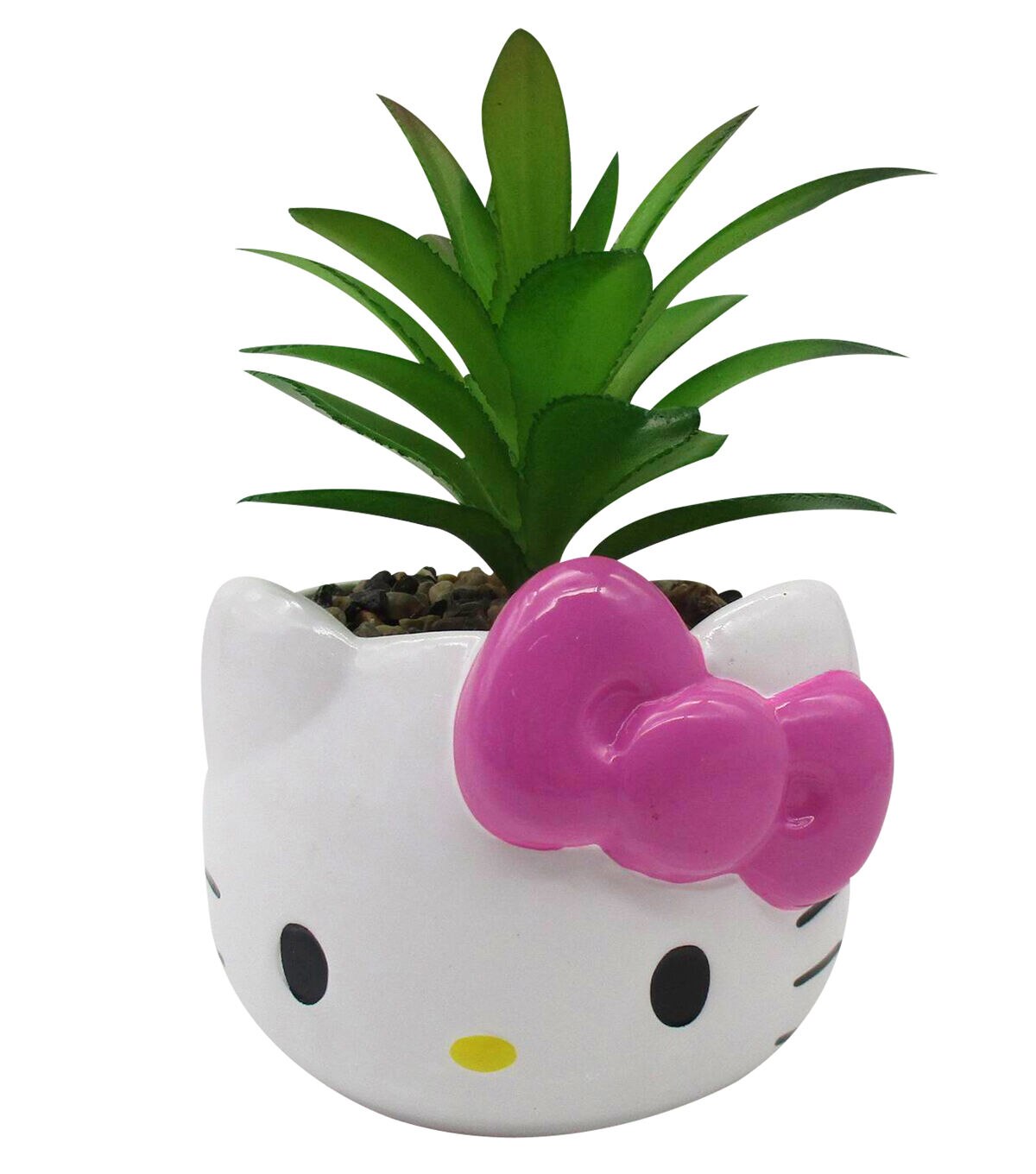 5" Hello Kitty Face Mini Ceramic Planter