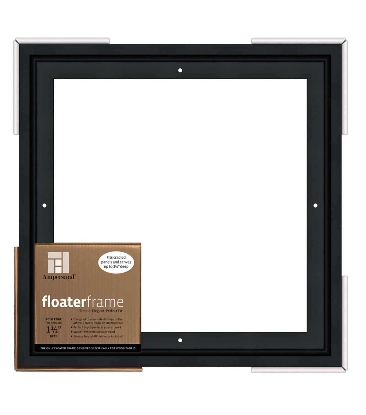 Ampersand Art Floaterframes Bold Edge 12"x12"