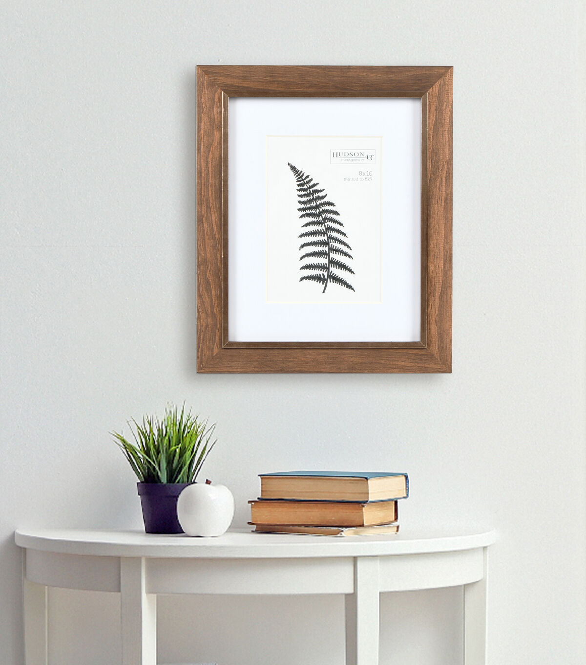 8" x 10" Matted to 5" x 7" Wood Tabletop Picture Wall Frame by Hudson 43