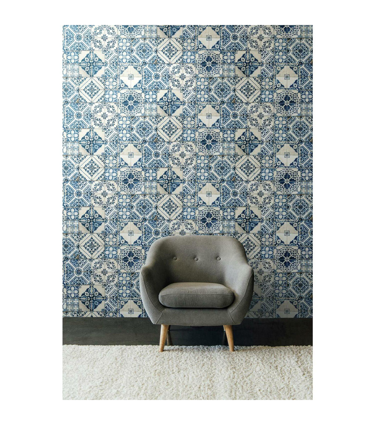 RoomMates Mediterranean Tile Peel And Stick Wallpaper