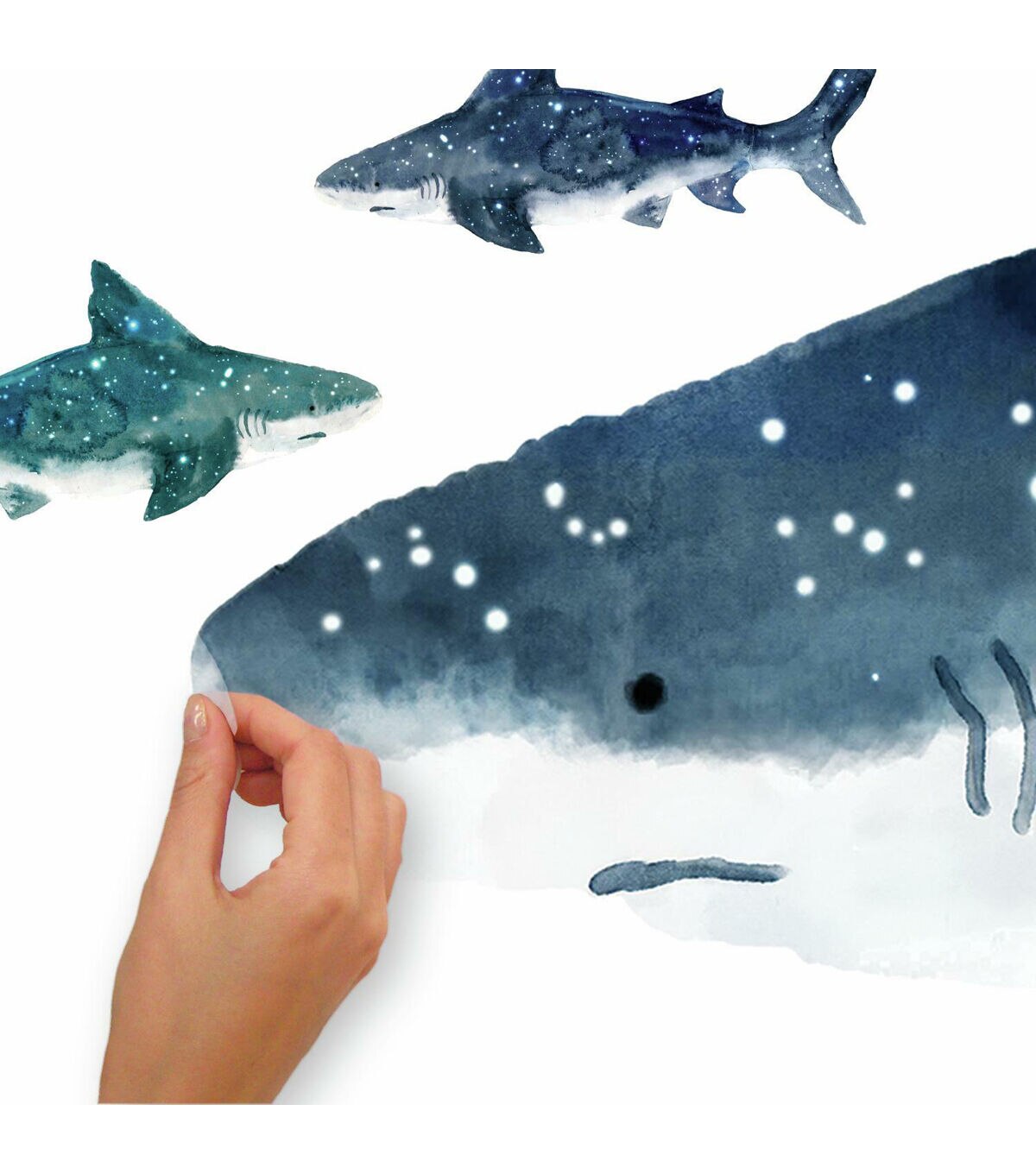 RoomMates Shark Peel And Stick Giant Wall Decals