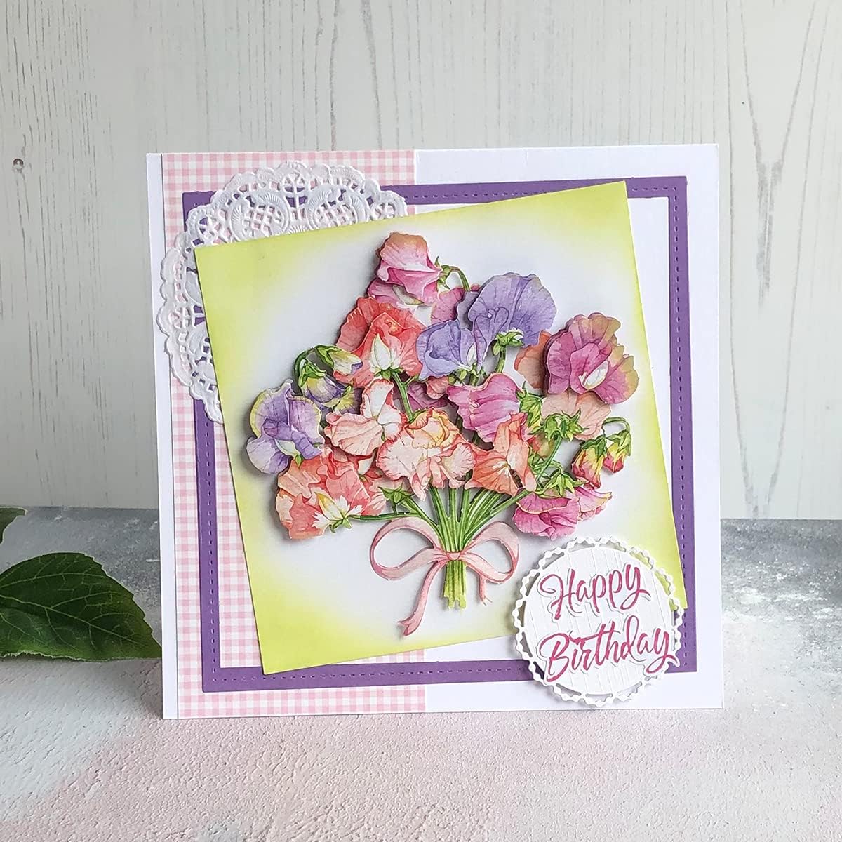 Katy Sue Designs Pretty Flowers 3D Die-Cut Decoupage Sheets for Card Making. A Pack of 24 Sheets of Floral-Themed Die Cuts for Card Making Supplies With Sweet Peas, Corn Poppies, Hydrangeas, & Pansies