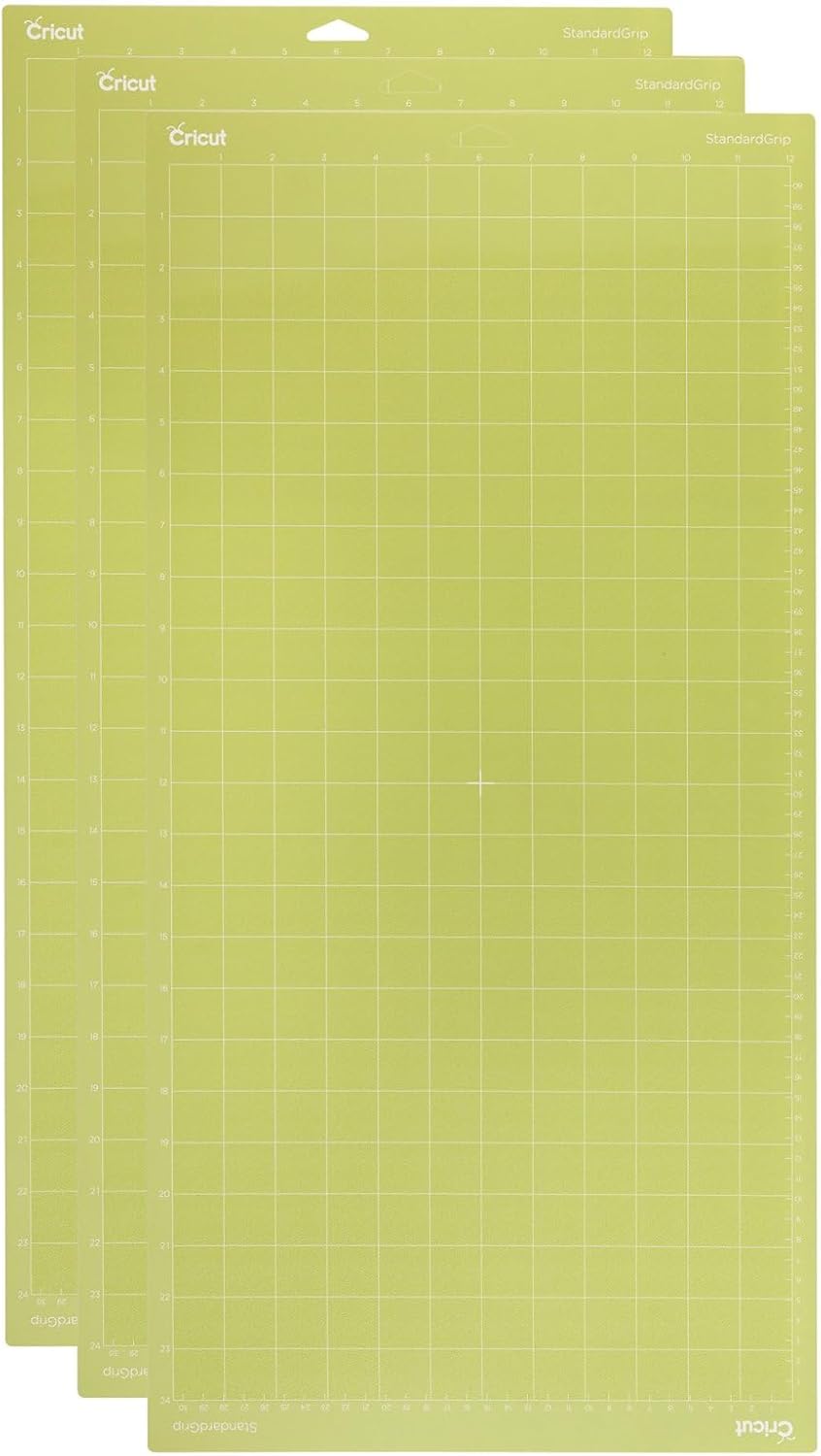 Cricut StandardGrip Adhesive Cutting Mat 12"x12" - For Cricut Explore Air 2/Cricut Maker - 3 Pack, Green (2004702)