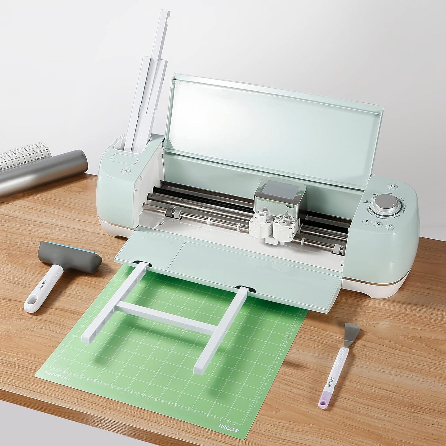 AOOIIN Extension Tray for Cricut Maker 3/Maker and Explore Air 2/Air 3, Cutting Mat 12x12 Holder for Cricut Maker and Explore Air Series, Tray Extender Compatible with Cricut Mat (Extension Tray-1)