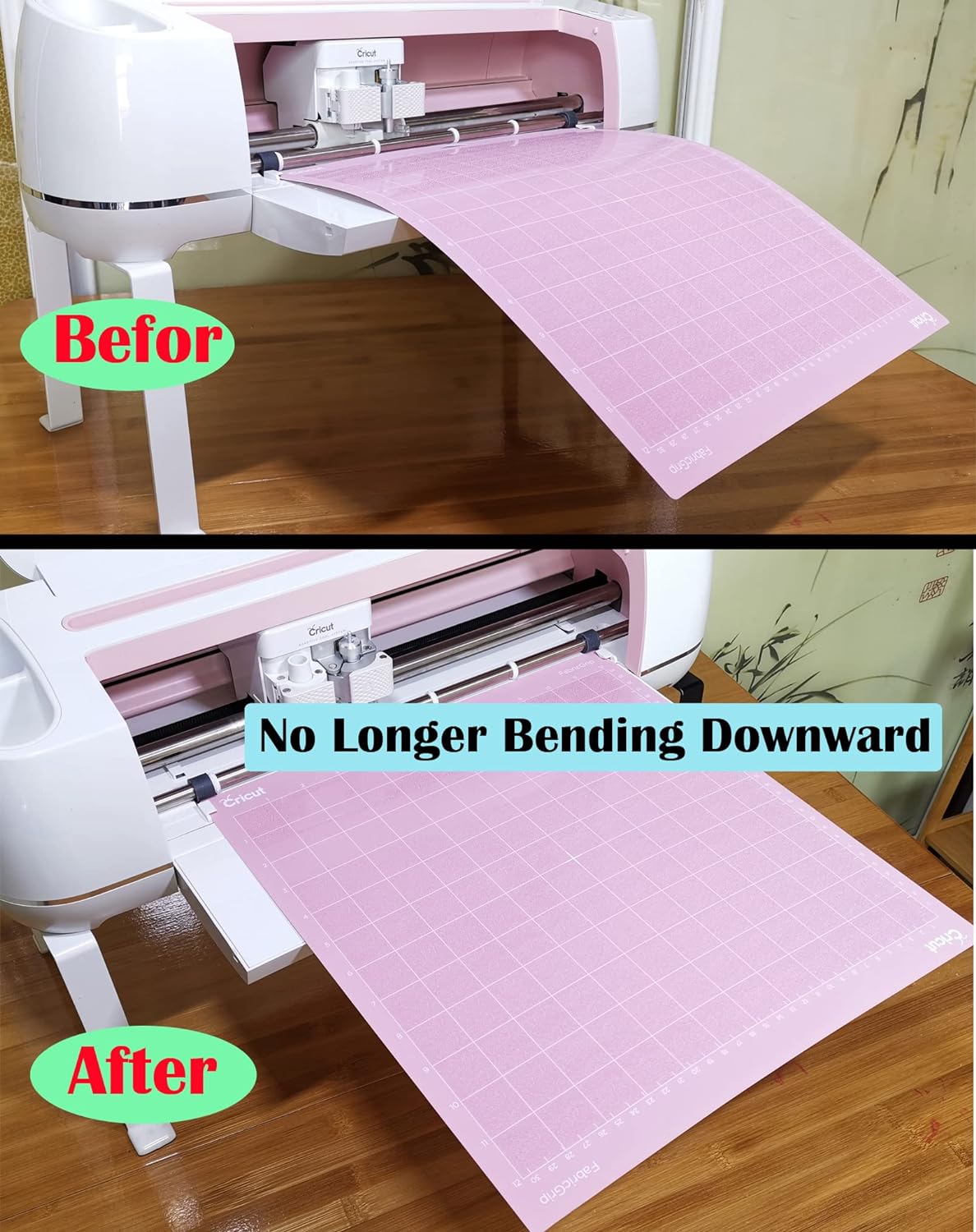 Extension Tray Compatible with Cricut Maker3 and Explore Air3 Air2 Air,Cutting Mat Extender Support for Maker and Explore Air Series (White)