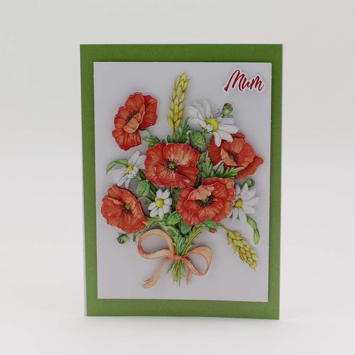 Katy Sue Designs Pretty Flowers 3D Die-Cut Decoupage Sheets for Card Making. A Pack of 24 Sheets of Floral-Themed Die Cuts for Card Making Supplies With Sweet Peas, Corn Poppies, Hydrangeas, & Pansies