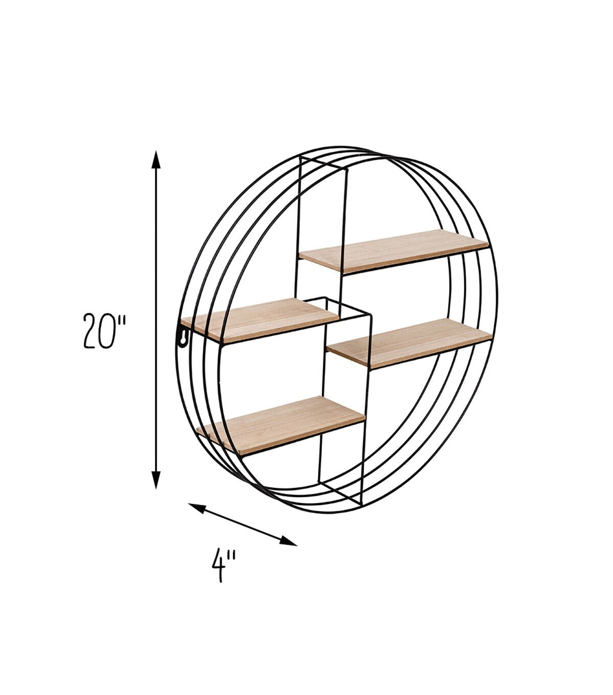 Honey Can Do Circular Metal Wall Décor