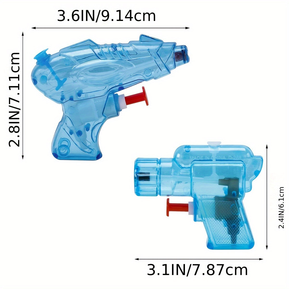 Pistolets à eau 10\u002F20\u002F30 pièces - Jouets manuels en plastique coloré pour jeux extérieurs, plage, piscine, fêtes d'été, récompenses en classe et petits cadeaux - Lot de faveurs de fête (styles aléatoires)