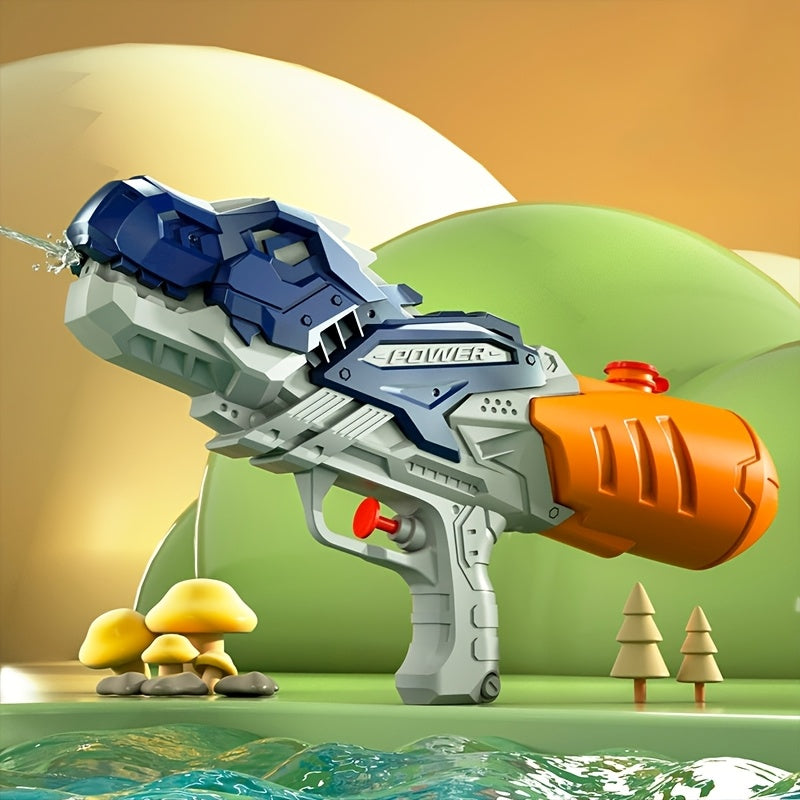 Pistolet à eau de grande capacité - Ouverture de 0,98 pouce, pistolet à eau coloré avec des accents rouges, parfait pour les jeux d'eau et les vacances d'été, pistolet à eau pour toute la famille