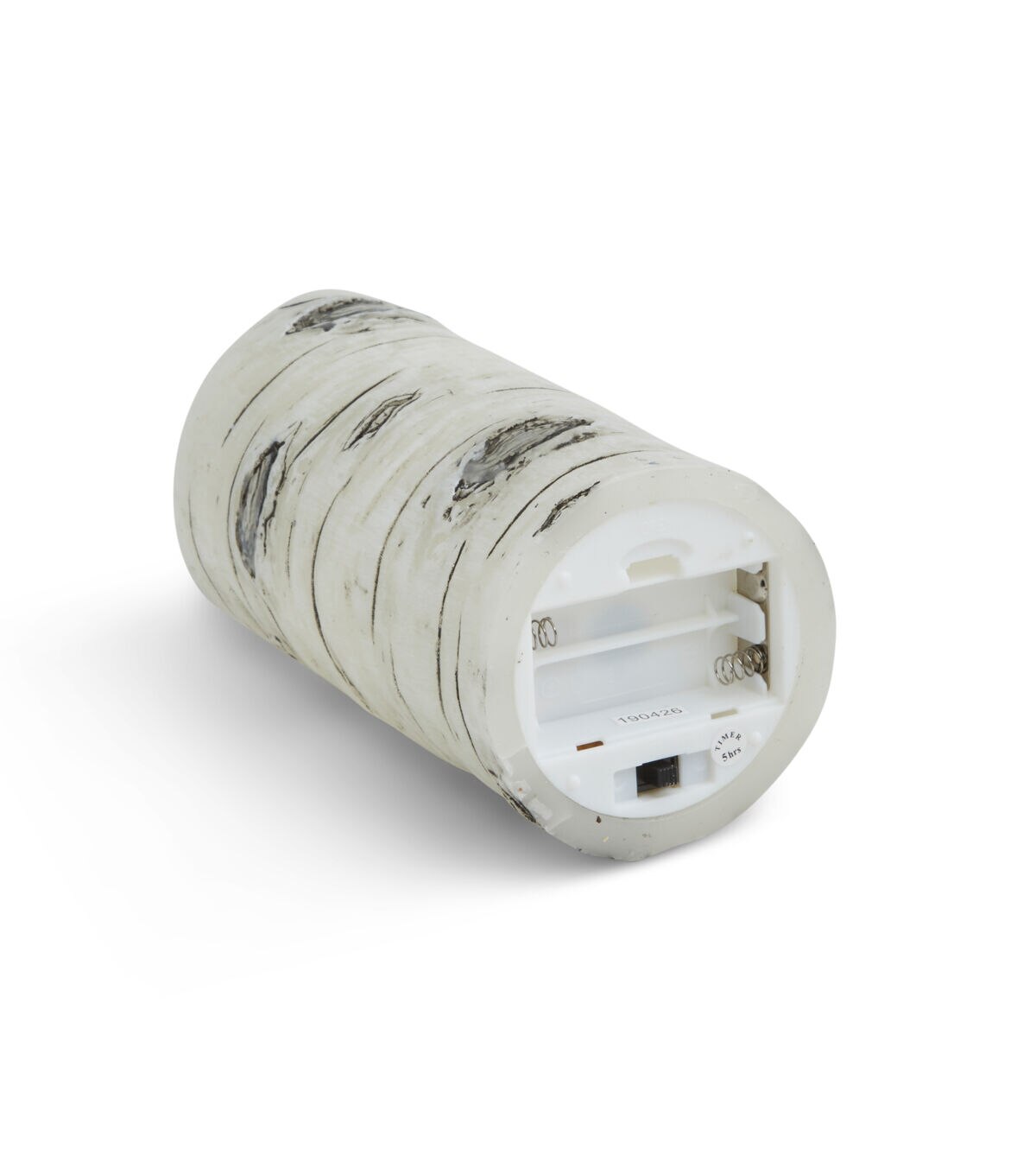 3" x 7" Birch Flickering Flame LED Wax Candle by Hudson 43