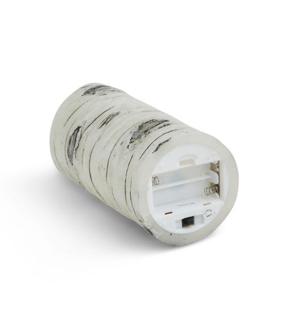 3" x 7" Birch Flickering Flame LED Wax Candle by Hudson 43