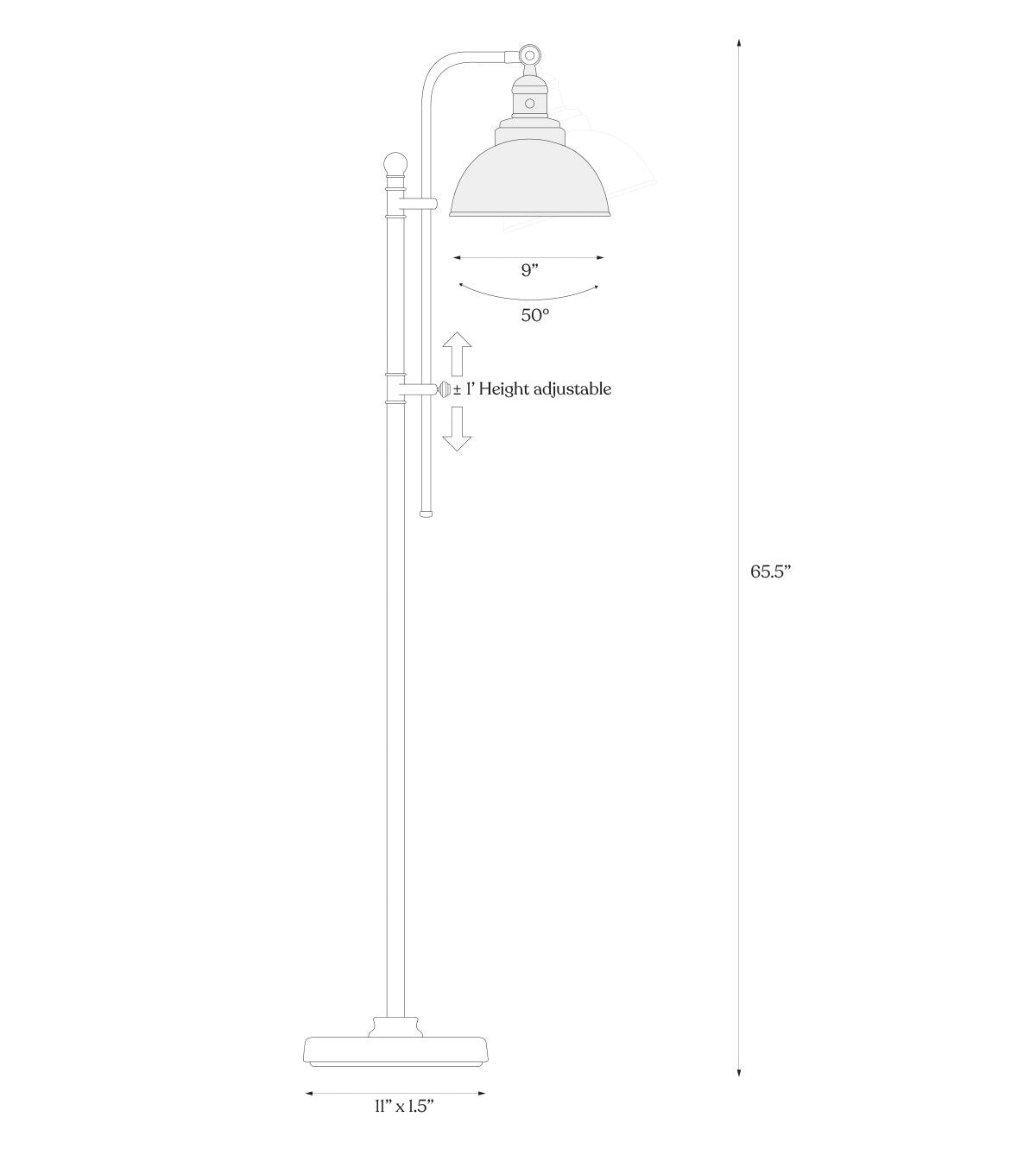 Brightech Dylan LED Floor Lamp