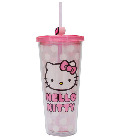 24oz Hello Kitty Plastic Tumbler