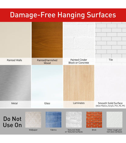Command 12ct Assorted White Picture Hanging Strips