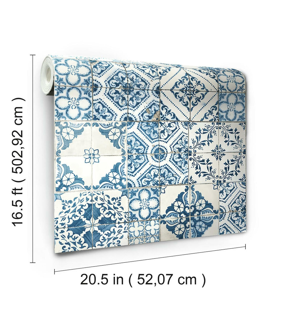 RoomMates Mediterranean Tile Peel And Stick Wallpaper