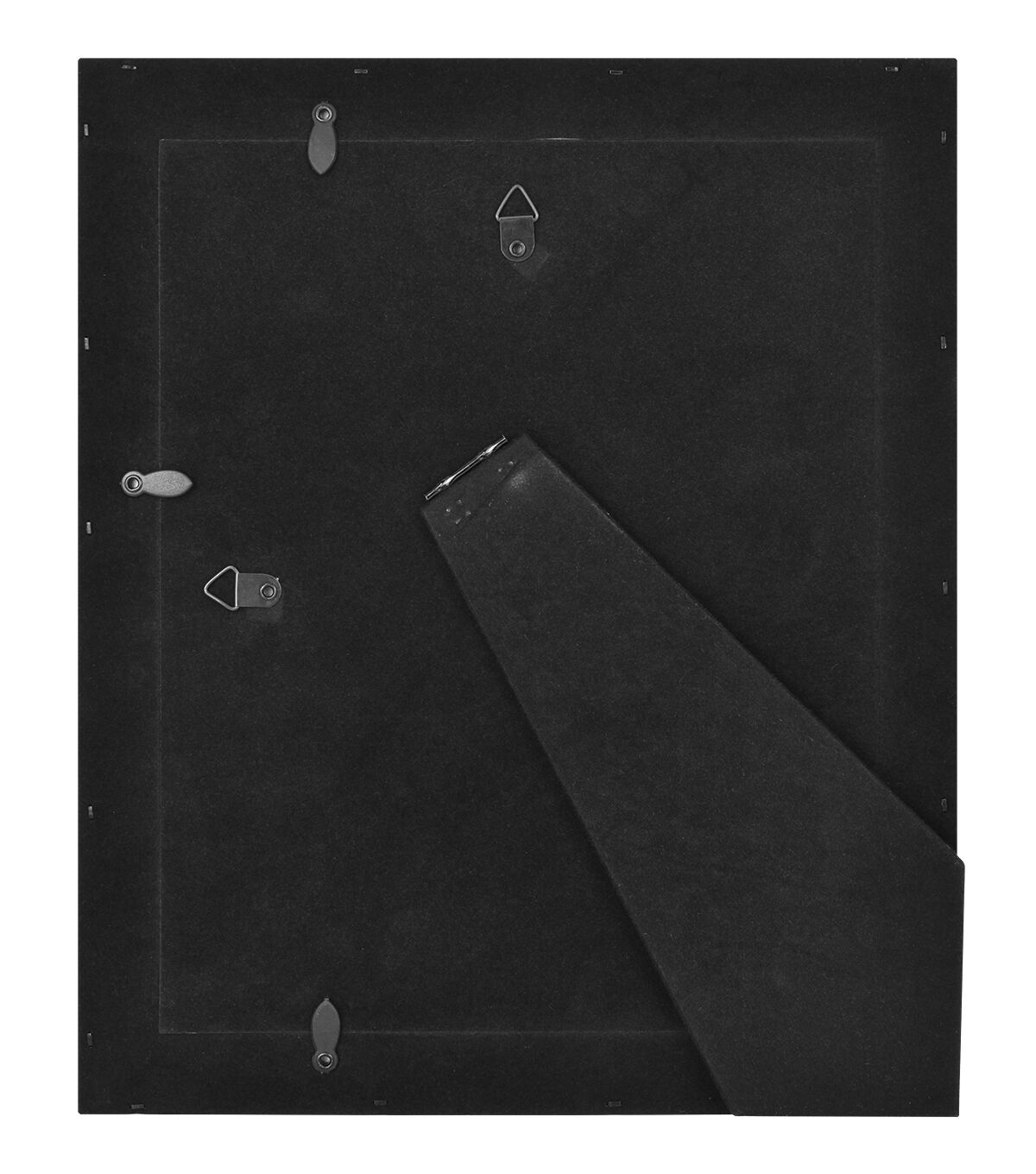 MCS 8" x 10" White & Silver Plastic Tabletop Picture Frame