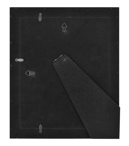 MCS 8" x 10" White & Silver Plastic Tabletop Picture Frame