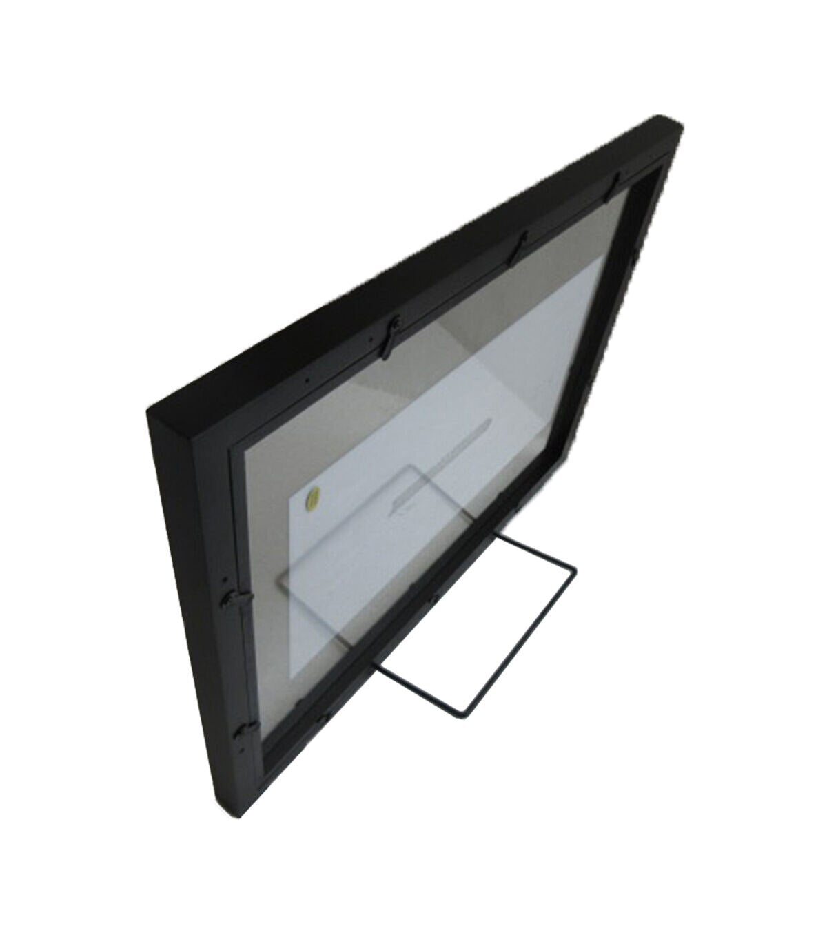 Innovative Creations 11"x14" Black Wood & Glass Float Photo Frame