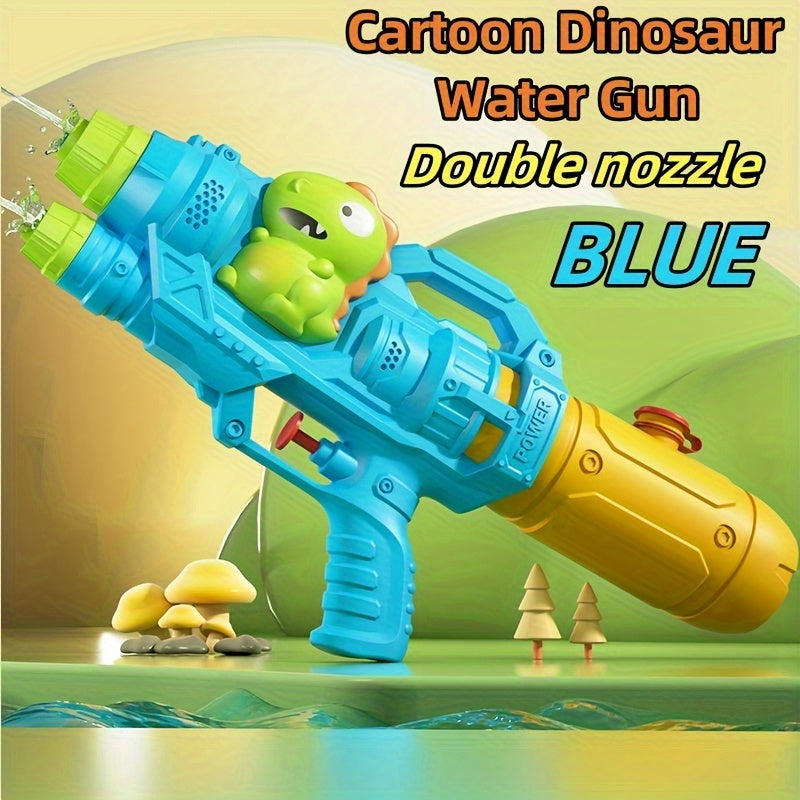 Pistolet à eau à double buse - Jouet de piscine et jeux d'eau - Cadeau pour enfants