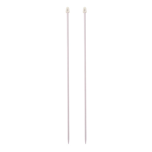 SB Silvalume 14" Single Point Knitting Needles