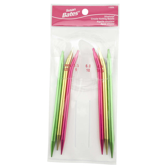 SB Silvalume 29" Circular Knitting Needles, Set of 3 - Clearance Items