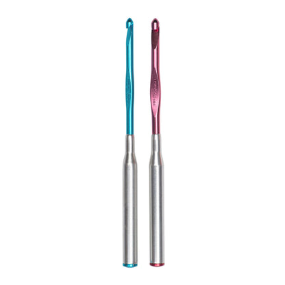 SB Silvalume Set of 2 Super Lightweight Crochet Hooks - Clearance Items