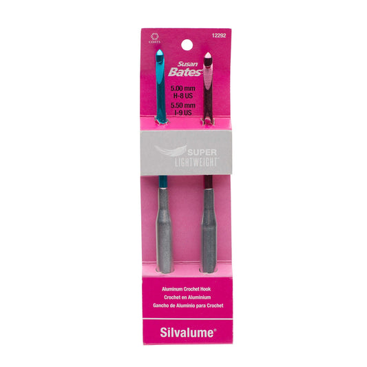 SB Silvalume Set of 2 Super Lightweight Crochet Hooks - Clearance Items