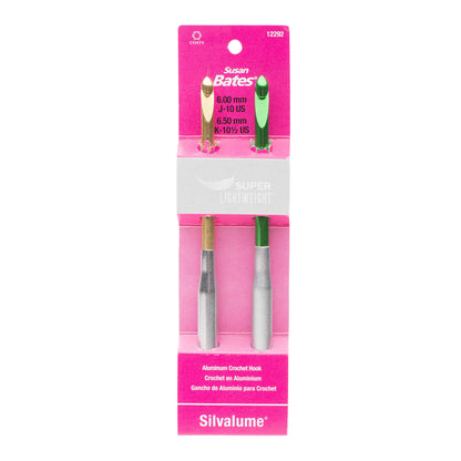 SB Silvalume Set of 2 Super Lightweight Crochet Hooks - Clearance Items