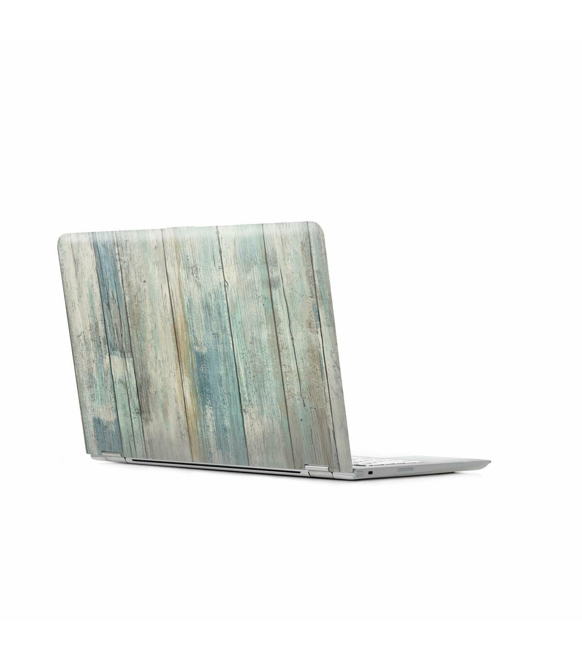 RoomMates Distressed Wood Blue Peelable Wallpaper