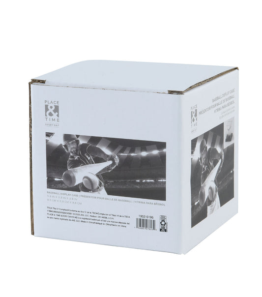 4" x 4" Baseball Display Case by Place & Time