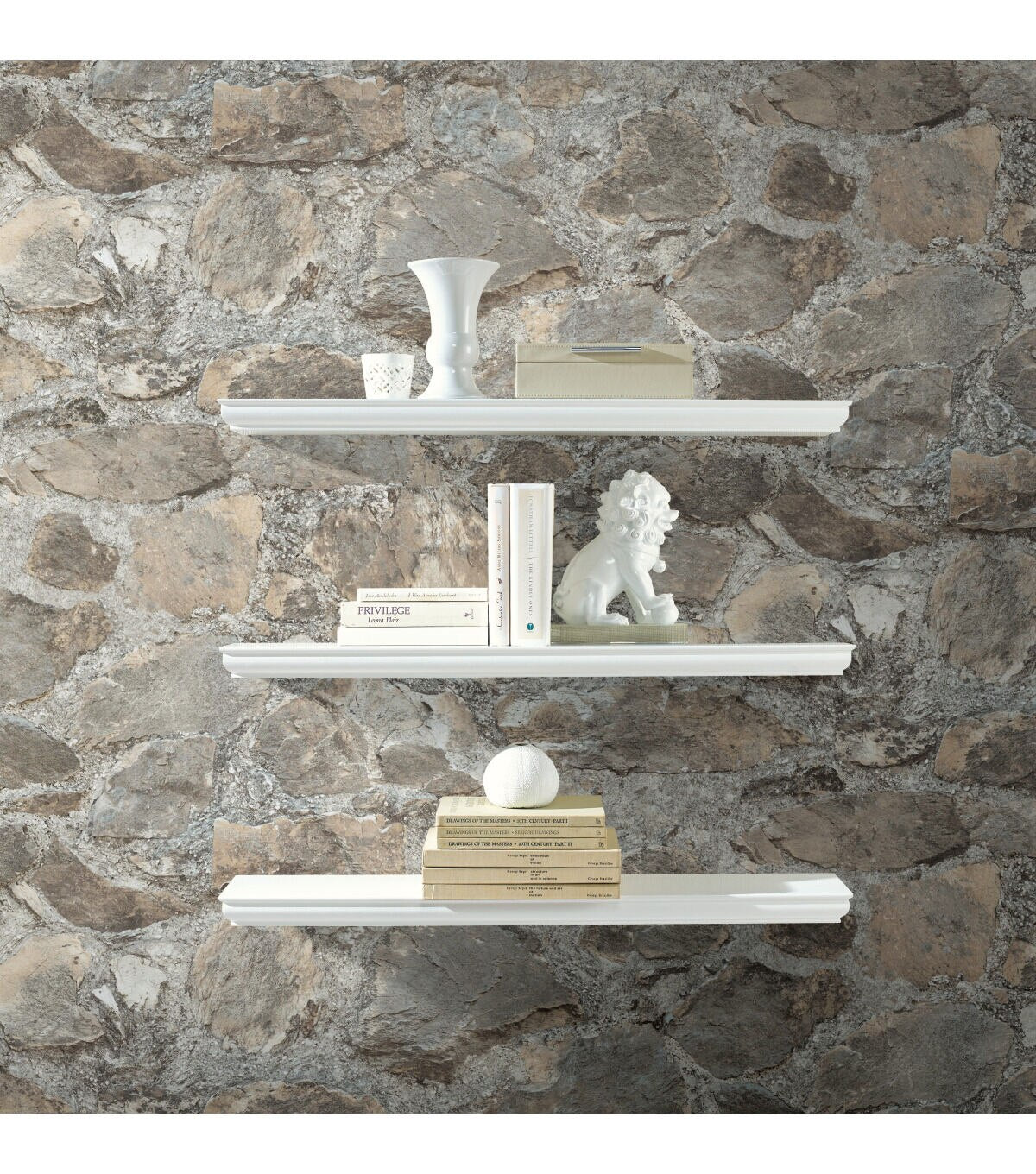 RoomMates Wallpaper Weathered Stone