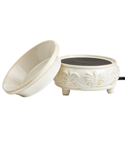 Sandstone Candle Warmer With Dish by Hudson 43