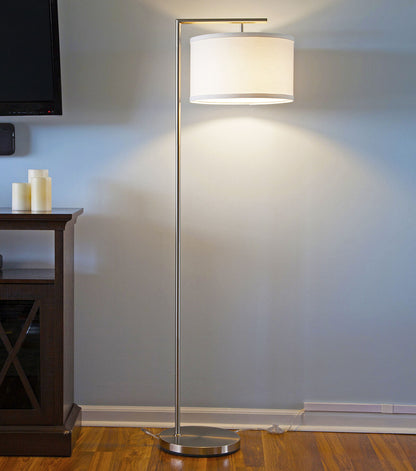 Brightech Montage Modern LED Floor Lamp - Nickel