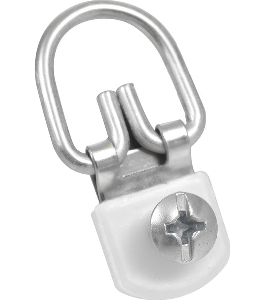Ook 3pc ReadyScrew Small Brass D Ring Hangers