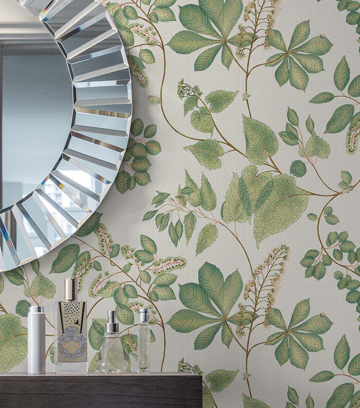 Surface Style 20.5' x 18' Grass Meadow Peel & Stick Wallpaper